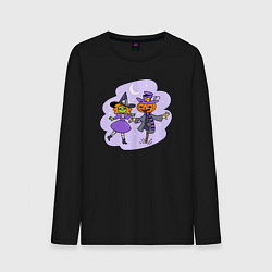 Мужской лонгслив Ведьма и пугало