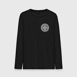 Мужской лонгслив Символика славянского Белобога