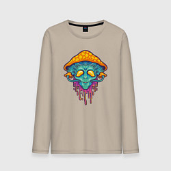 Мужской лонгслив Грибной пришелец