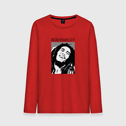 Мужской лонгслив Боб Марли абстрактный портрет
