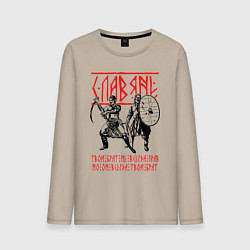Мужской лонгслив Славяне - братья