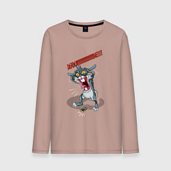 Мужской лонгслив Дедлайн кролик