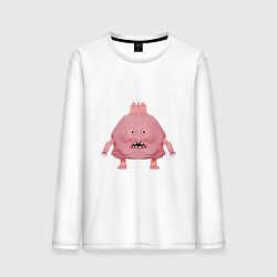 Мужской лонгслив Розовый монстр
