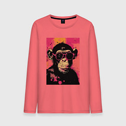 Мужской лонгслив Крутая обезьянка