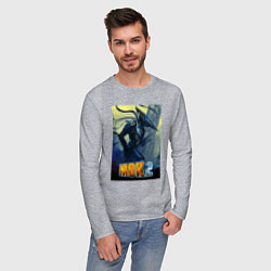 Лонгслив хлопковый мужской MDK - Kurt, цвет: меланж — фото 2