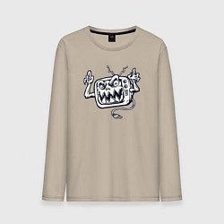 Мужской лонгслив Телевизор монстр