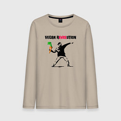 Мужской лонгслив Love vegan