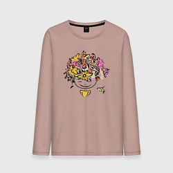 Мужской лонгслив Весенняя девчонка