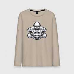 Мужской лонгслив Мексиканский бульдог