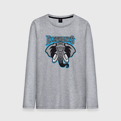 Мужской лонгслив Команда слонов