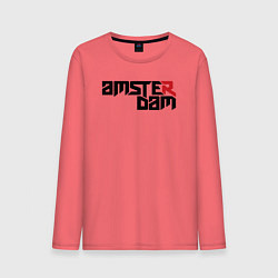 Мужской лонгслив Amsterdam city