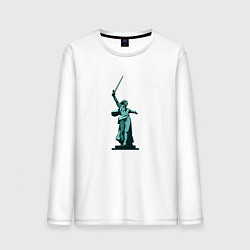 Мужской лонгслив Родина мать победа