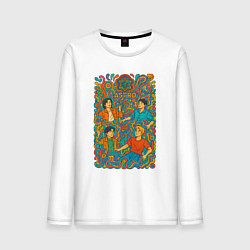 Мужской лонгслив Astro психоделика