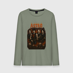 Мужской лонгслив Astro в стиле хэви метал