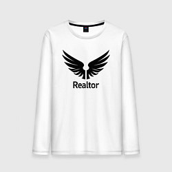 Мужской лонгслив Крылатый риелтор