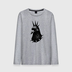 Мужской лонгслив Панк голубь