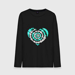 Мужской лонгслив Сердце Тай Дай