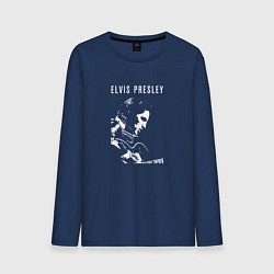 Мужской лонгслив Элвис Пресли рок легенда