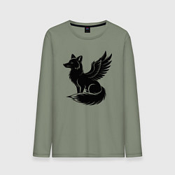 Мужской лонгслив Крылатый песец