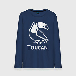 Мужской лонгслив Тукан в минималистичном стиле