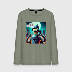 Мужской лонгслив Бендермен оператор службы спасения