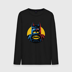 Лонгслив хлопковый мужской Batman look, цвет: черный