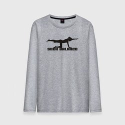 Мужской лонгслив Искать баланс