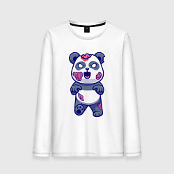 Мужской лонгслив Зомби панда