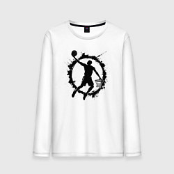 Мужской лонгслив Данк в круге