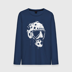 Мужской лонгслив Белая хоккейная маска