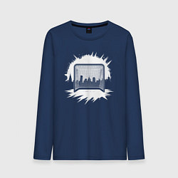 Мужской лонгслив Уличная хоккейная рамка