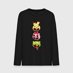 Мужской лонгслив Happy Three Friends heads