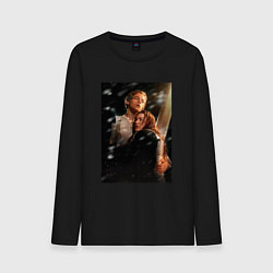 Лонгслив хлопковый мужской Titanic, цвет: черный