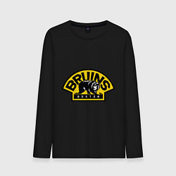 Лонгслив хлопковый мужской HC Boston Bruins Label, цвет: черный