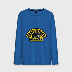 Лонгслив хлопковый мужской HC Boston Bruins Label цвета синий — фото 1