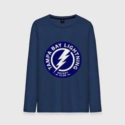 Лонгслив хлопковый мужской HC Tampa Bay Lightning, цвет: тёмно-синий