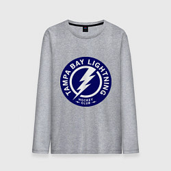 Лонгслив хлопковый мужской HC Tampa Bay Lightning, цвет: меланж