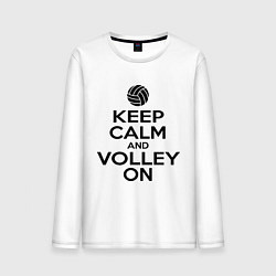 Мужской лонгслив Keep Calm & Volley On