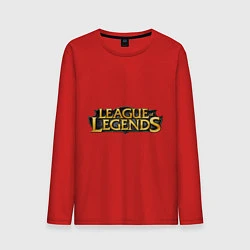 Лонгслив хлопковый мужской League of legends, цвет: красный