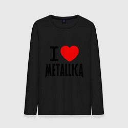 Мужской лонгслив I love Metallica