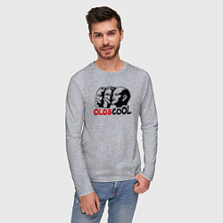 Лонгслив хлопковый мужской Oldscool USSR, цвет: меланж — фото 2