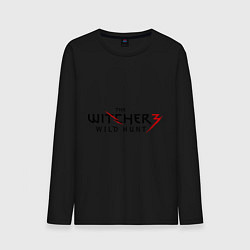 Лонгслив хлопковый мужской The Witcher 3, цвет: черный