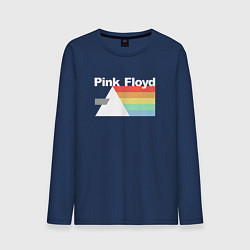 Лонгслив хлопковый мужской Pink Floyd, цвет: тёмно-синий