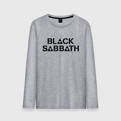 Лонгслив хлопковый мужской Black Sabbath, цвет: меланж