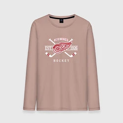 Мужской лонгслив Detroit Red Wings: Est.1926