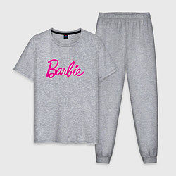 Пижама хлопковая мужская Барби 3, цвет: меланж
