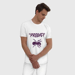 Пижама хлопковая мужская The Prodigy: Ant, цвет: белый — фото 2