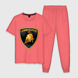 Мужская пижама Lamborghini logo