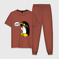 Мужская пижама Пингвин: Linux