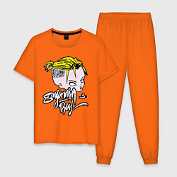 Пижама хлопковая мужская Sayonara Boy, цвет: оранжевый